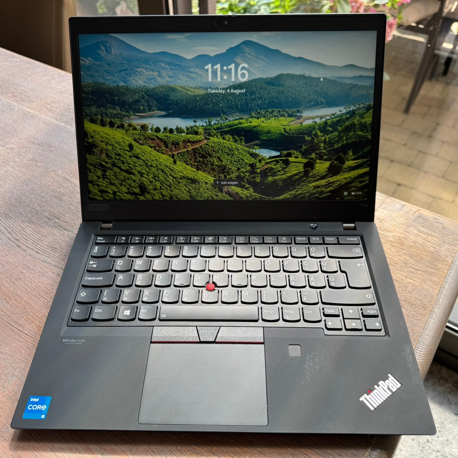 Lenovo ThinkPad T14 Gen 2 i5 16GB 512GB DE Keyboard, 2 tot 3 Ghz, Refurbished, 14 inch, Ophalen of Verzenden
