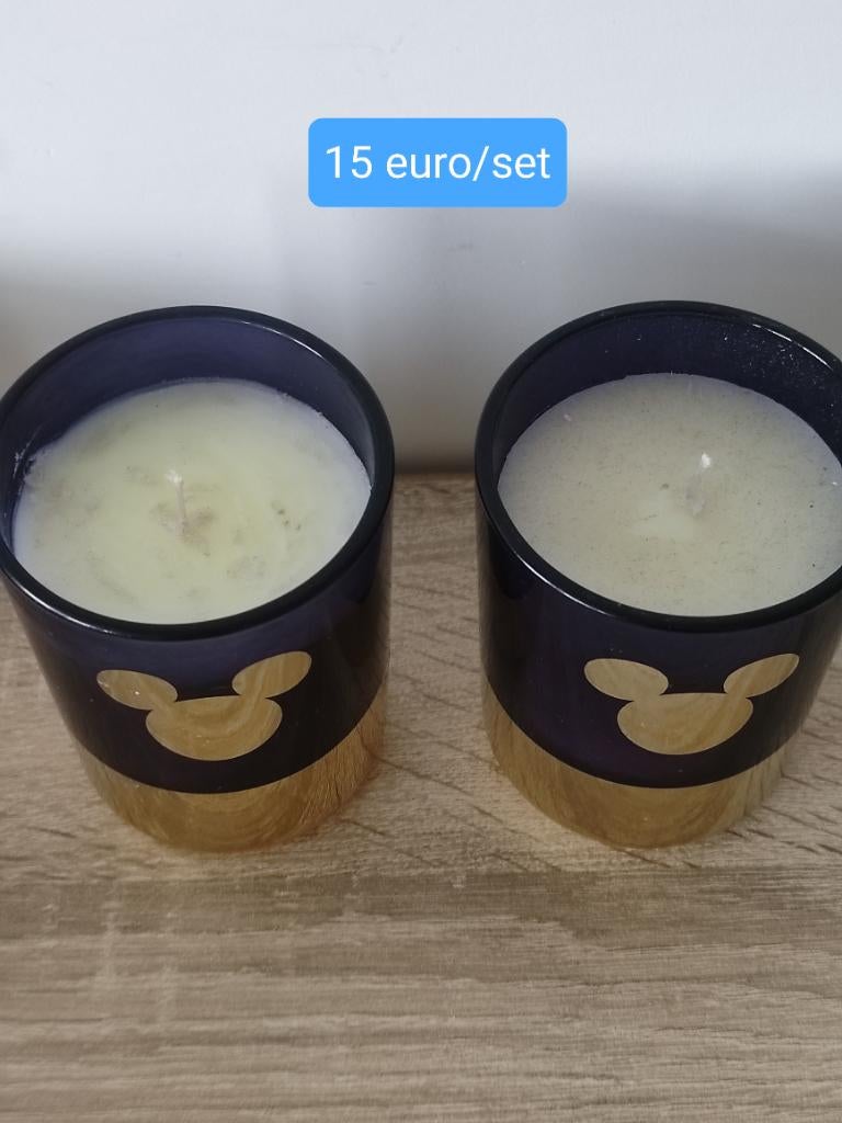 Disney mokken en kaarsen, Verzamelen, Ophalen of Verzenden