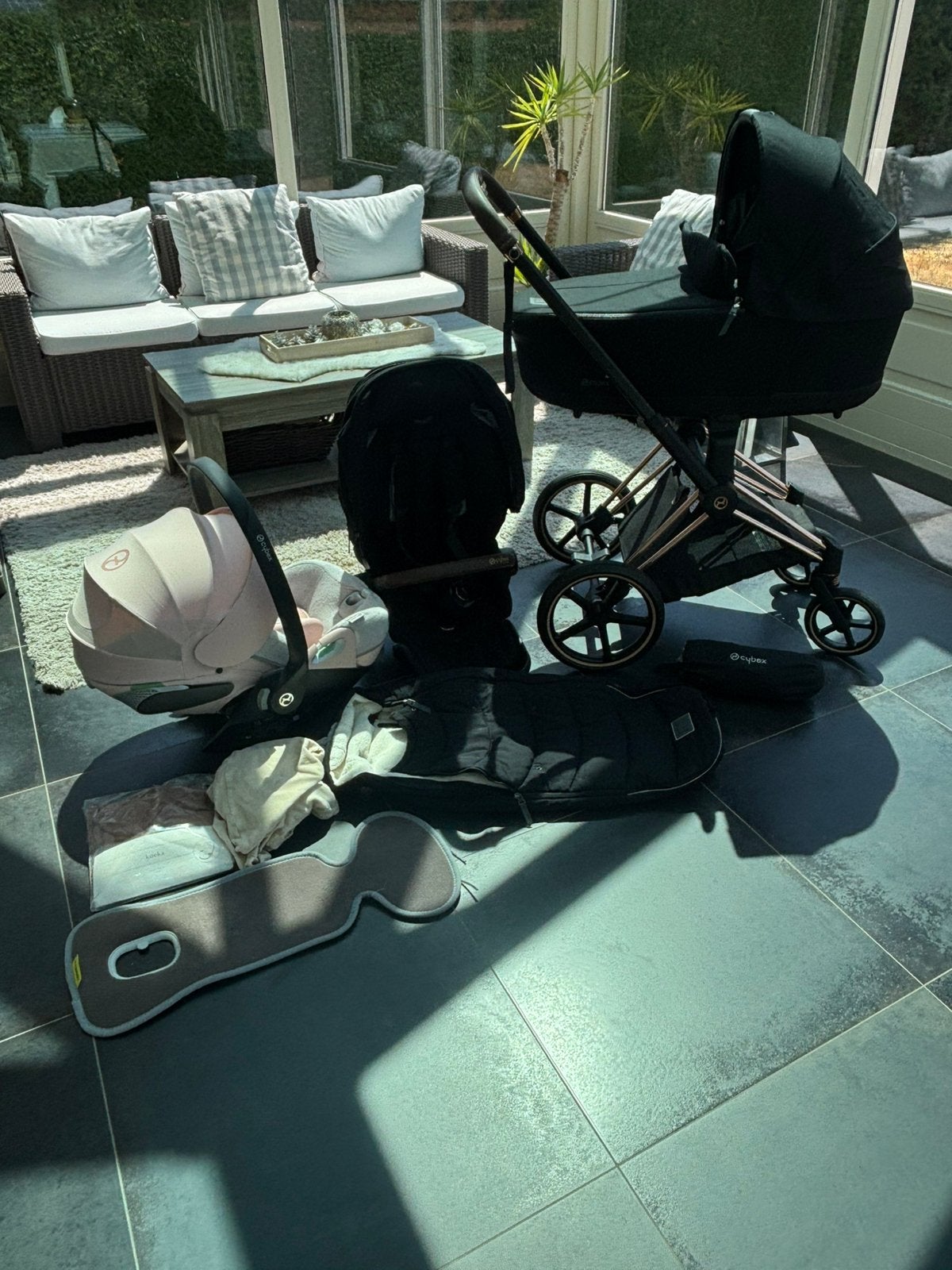 Cybex priam platinum rose/gold, Enfants & Bébés, Poussettes & Combinaisons, Comme neuf, Poussette, Autres marques, Enlèvement