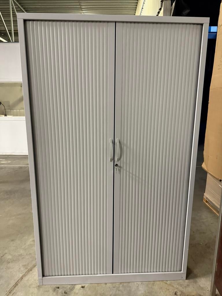 Stalen archiefkast met schuifdeuren 198x120x45cm, Ophalen, Zo goed als nieuw