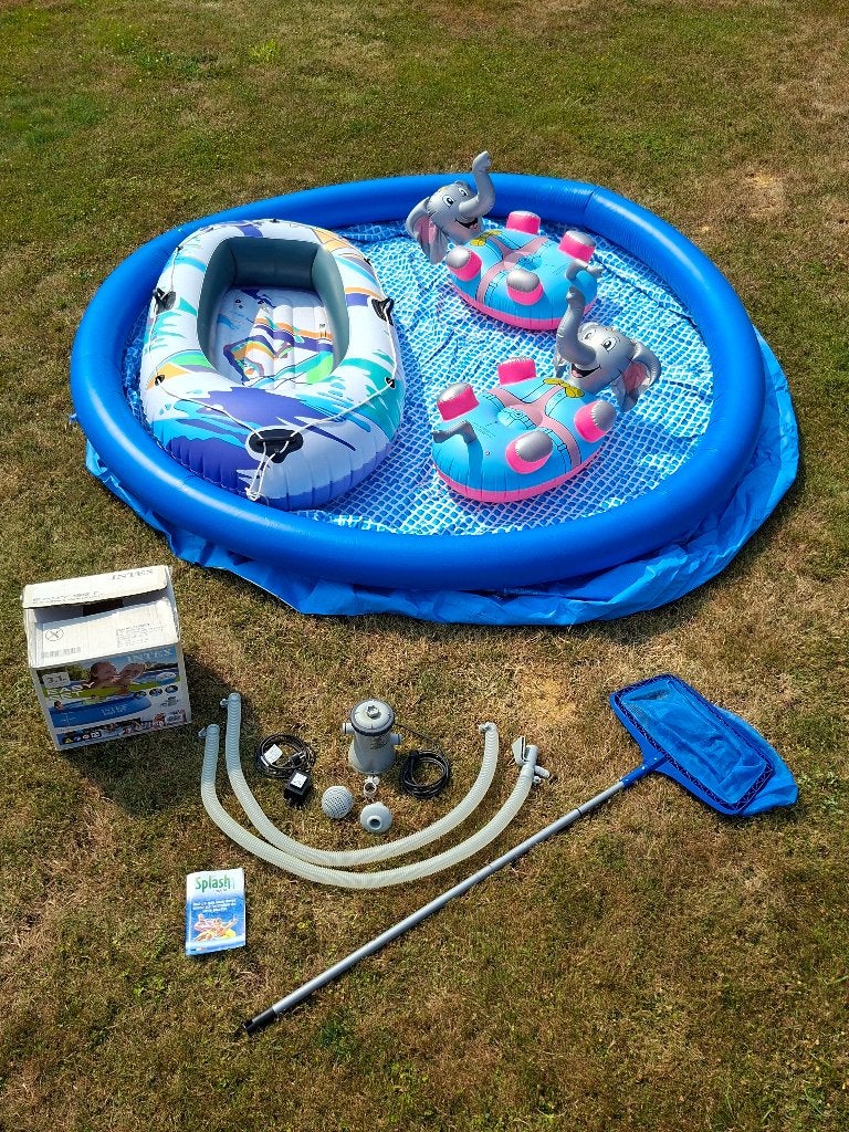 Piscine Intex, Ophalen, Rond, Zo goed als nieuw, Opzetzwembad