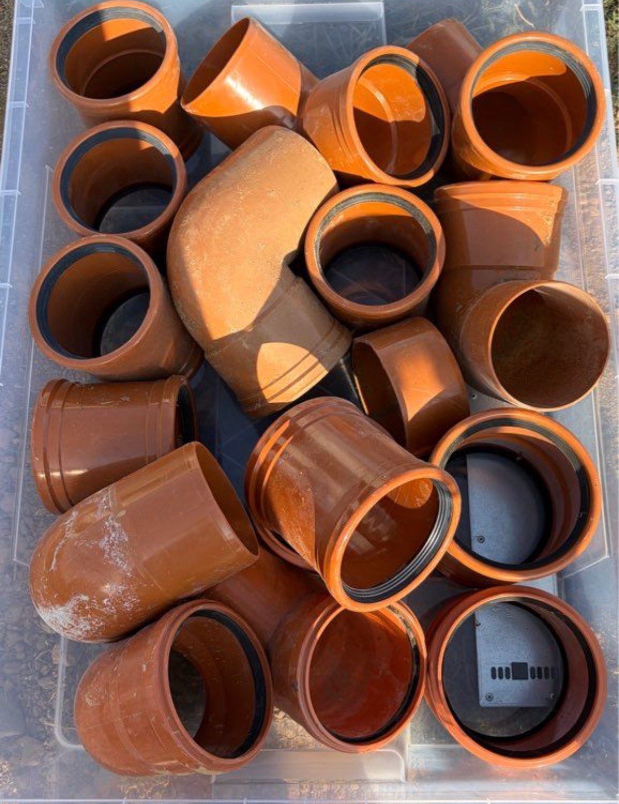 Lot PVC 110 et 125, Ophalen, Zo goed als nieuw, PVC, Bochten