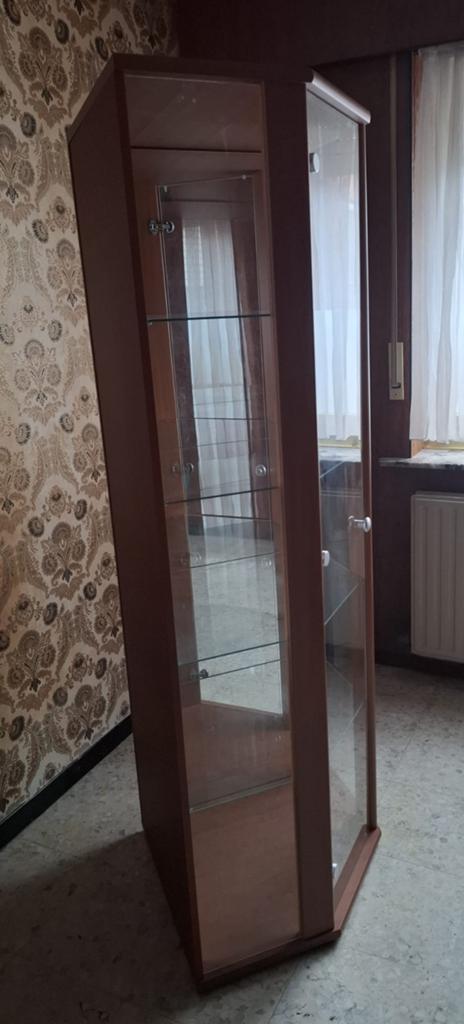 Nieuwe glazen hoekvitrinekast, Huis en Inrichting, Kasten | Vitrinekasten, Ophalen