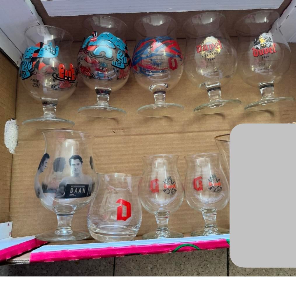 9 Duvel glazen, Enlèvement ou Envoi, Comme neuf, Duvel