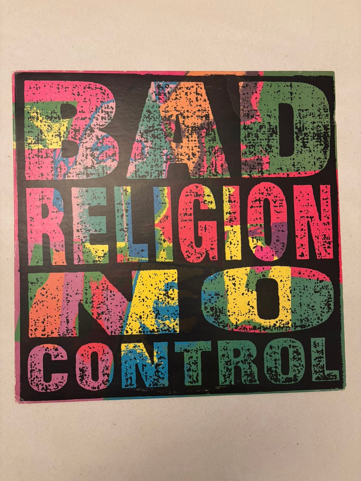 Lp 1989 bad religion - no control vinyl near mint, CD & DVD, Vinyles | Rock, Enlèvement ou Envoi, LP