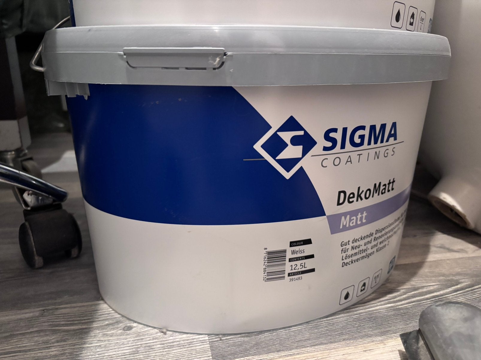 Sigma verf 12,5L, Doe-het-zelf en Bouw, Ophalen, Nieuw, Verf