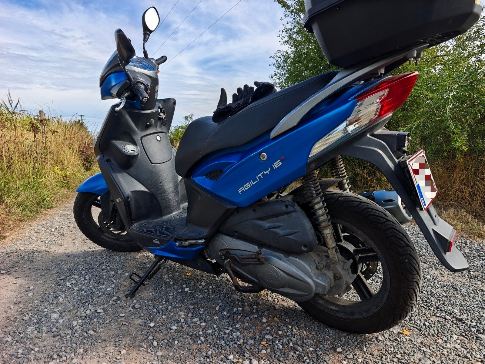 Kymco Agility 125 cc, Enlèvement