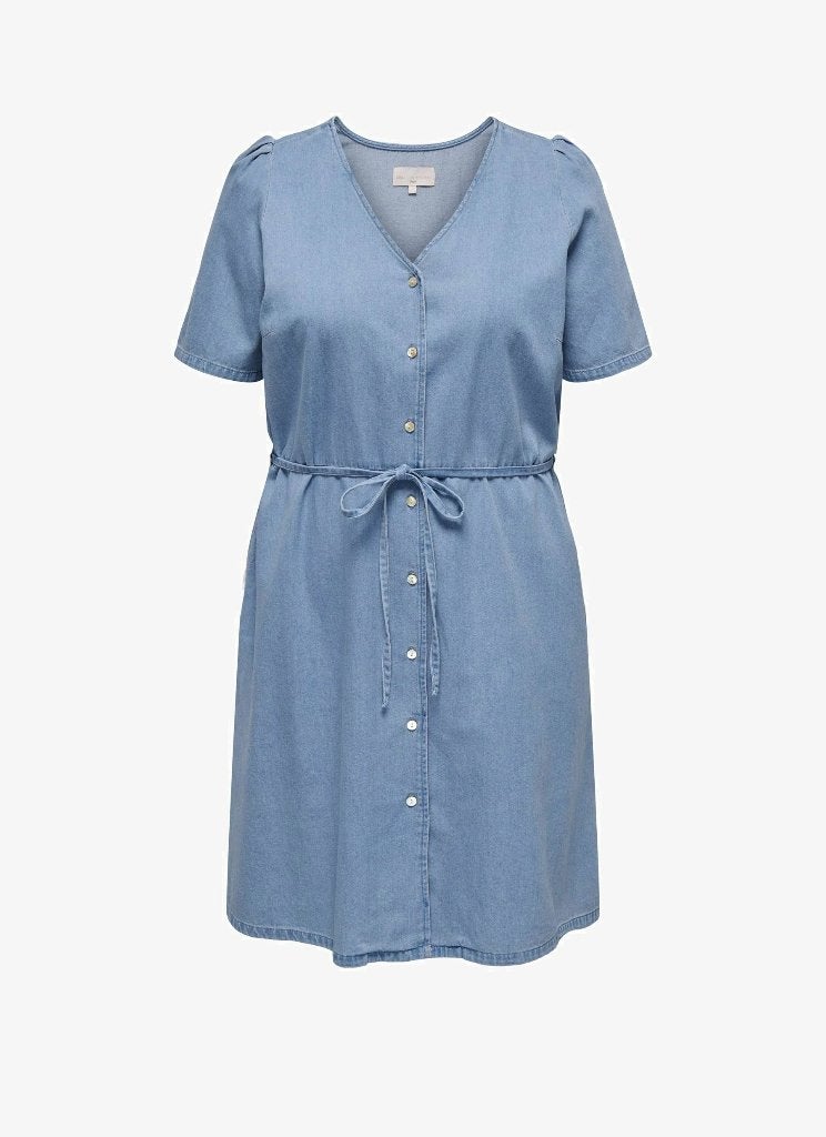 Jurk Only Carmakoma, nieuw, Kleding | Dames, Jurken, Ophalen, Blauw, Maat 46/48 (XL) of groter, Only carmakoma