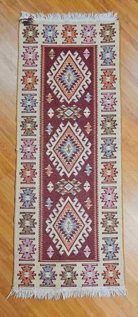 Kelim Loper 187/73 cm, Verzenden, Gebruikt, Meerkleurig, Overige stijlen