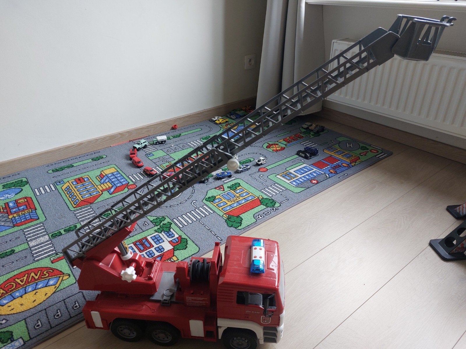 Bruder brandweerwagen, Enlèvement