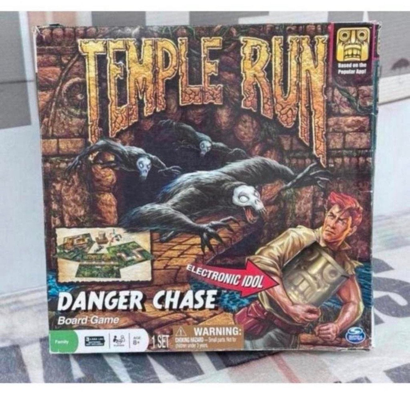 Temple Run Danger Chase Board Game - Bordspel tempel tempels, Hobby en Vrije tijd, Vijf spelers of meer, Ophalen of Verzenden
