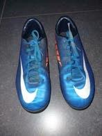 Blauwe voetbalschoenen - Nike Mercurial - maat 36, Ophalen, NIKE, Zo goed als nieuw, Jongen of Meisje
