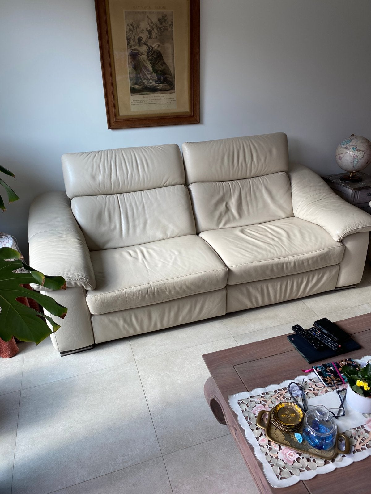 Natuzzi zetel 2- zit, Enlèvement, Comme neuf