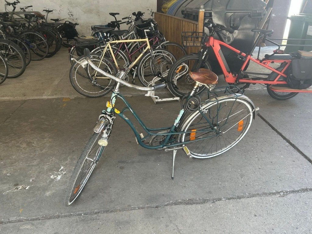 Vintage fiets / vintage bicycle, Ophalen