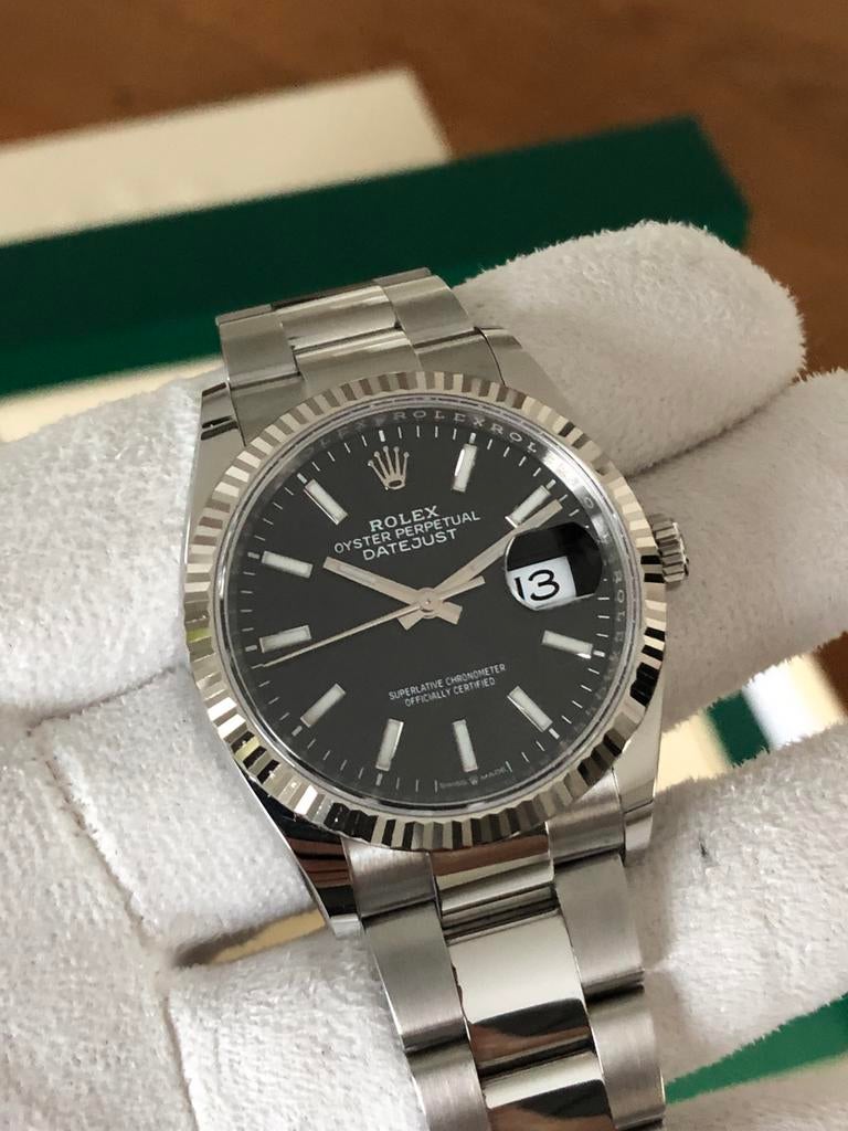 Rolex datejust 36mm, Ophalen, Zo goed als nieuw, Rolex