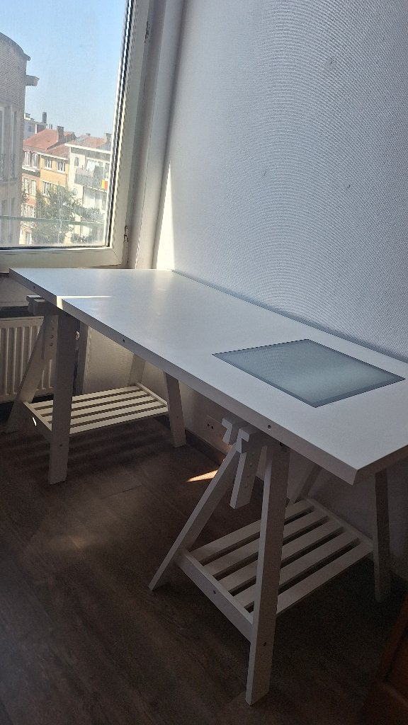 Bureau d'architecte, Huis en Inrichting, Bureaus, Ophalen, 150 cm, Demontabel, Zo goed als nieuw