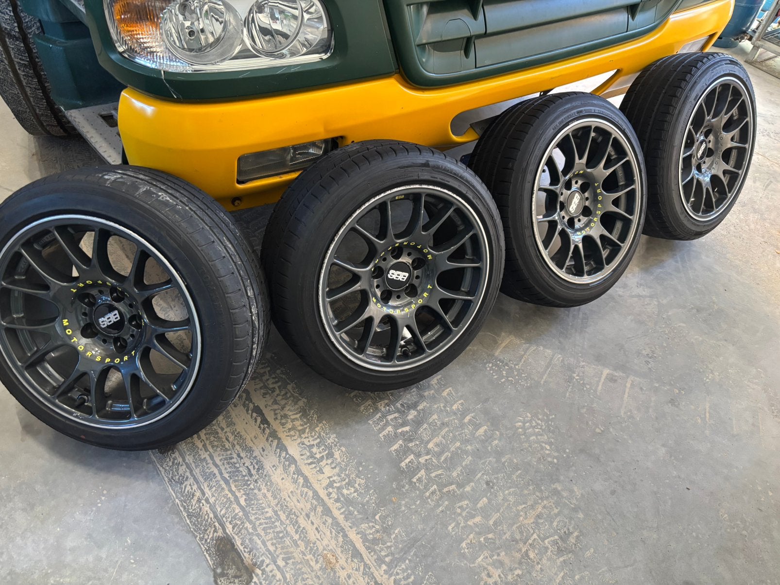 Jantes BBS Motorsport 5x120, Autos : Pièces & Accessoires, Enlèvement, Pneu(s)