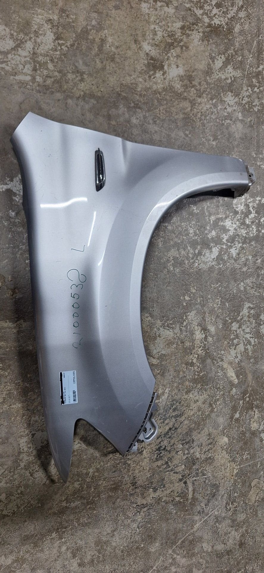 Mitsubishi ASX Spatbord Links-voor vanaf 2012 Grijs Metallic, -, Garde-boue, Utilisé, Mitsubishi