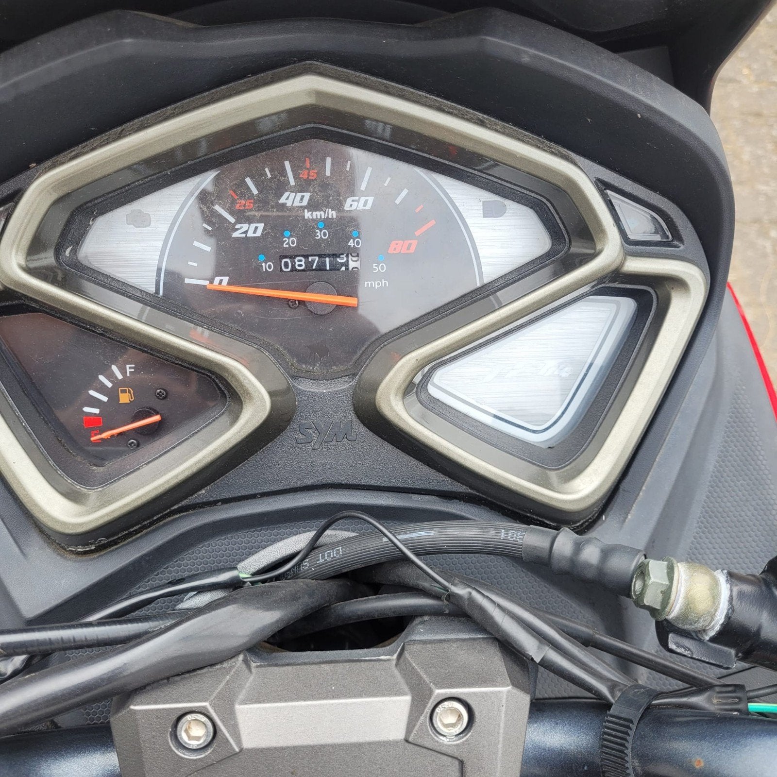 Trottinette Sym Jet 1.4 50cc Classe B, Enlèvement