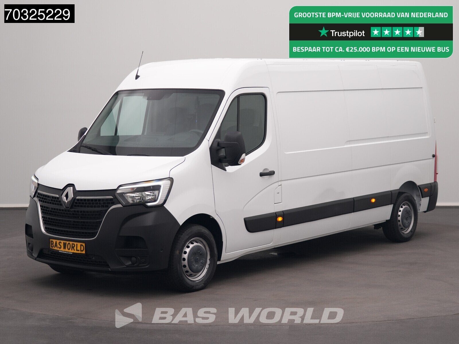 Renault Master 135PK L3H2 LED Airco Cruise Parkeersensoren v, Auto's, 135 pk, Stof, Gebruikt, Euro 6