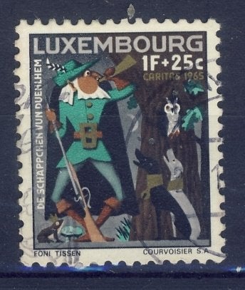 Luxemburg 1965 - nr  718, Verzenden, Luxemburg, Gestempeld