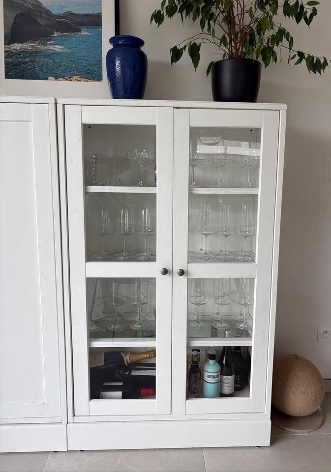 IKEA HAVSTA Vitrinekast, Maison & Meubles, Armoires | Vitrines, 25 à 50 cm, Enlèvement, Utilisé, 50 à 100 cm