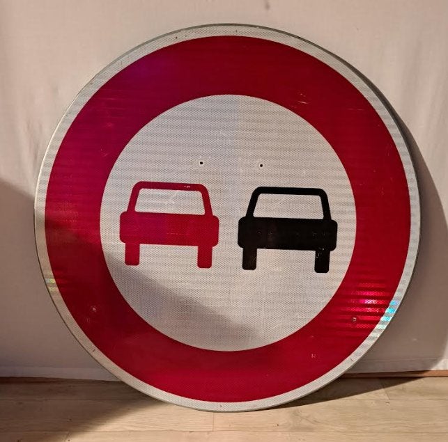 Origineel verkeersbord, Ophalen