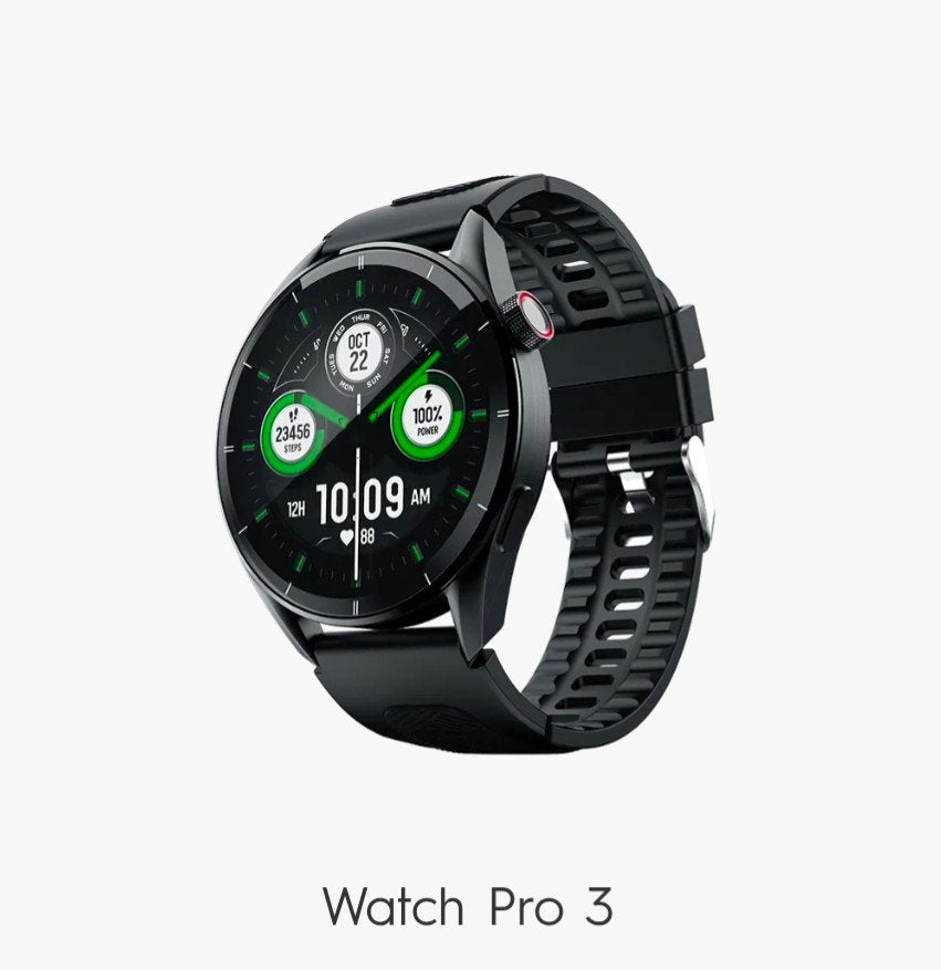 Smartwatch Pro 3 (nouveau), Enlèvement ou Envoi, Neuf, Noir, Tecno