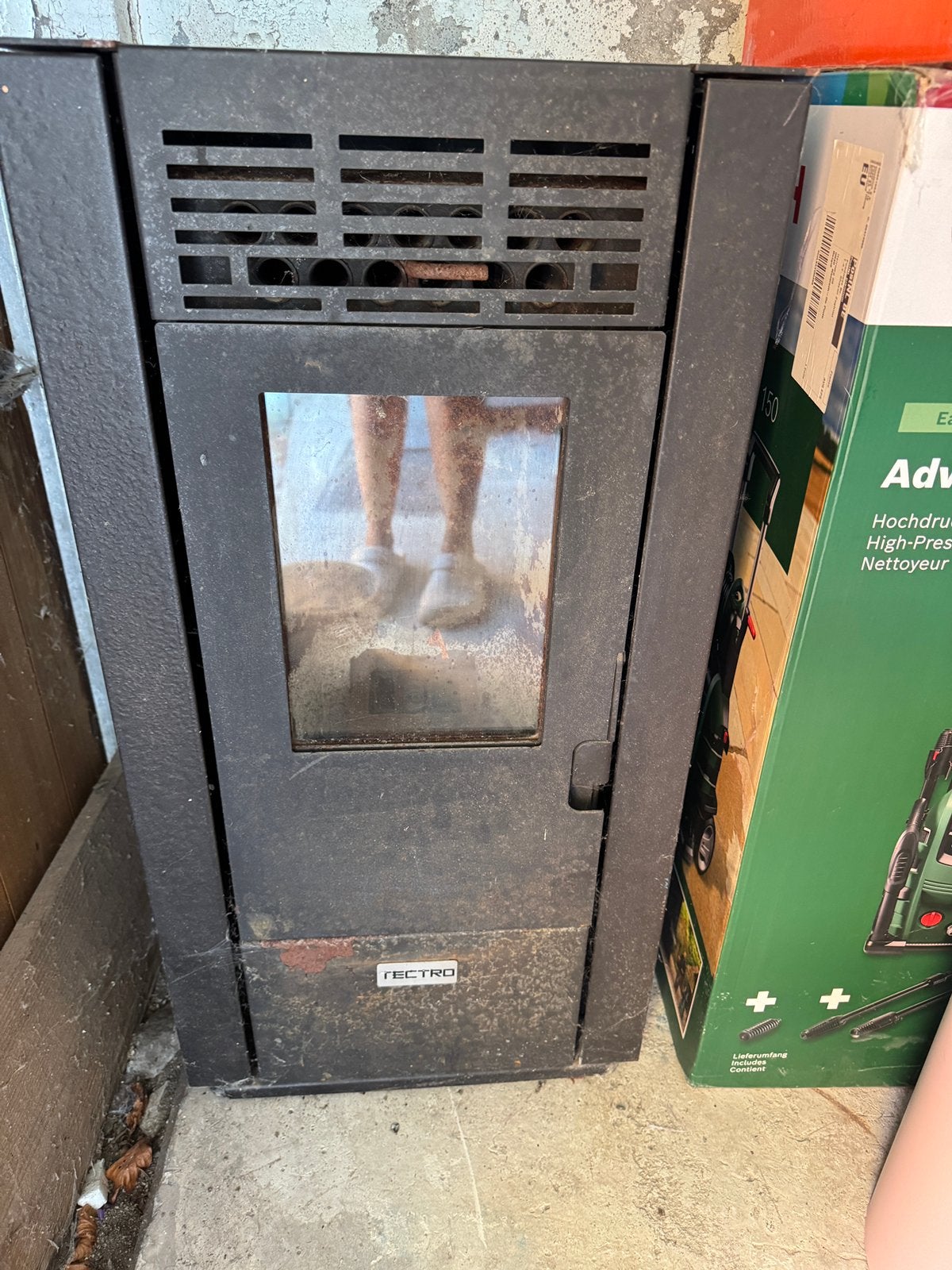Tectro pelletkachel, model TBH 572-3, Enlèvement, Utilisé, Poêle à granulés