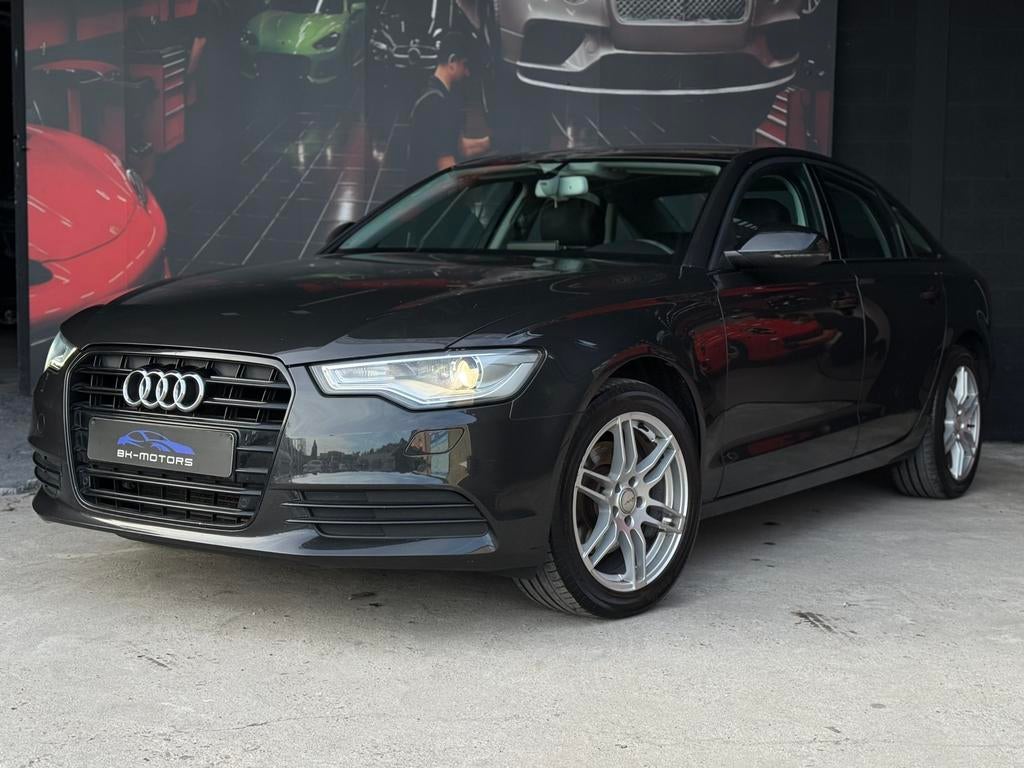 Audi A6 2.0 TDI SEDAN AUTOMAAT, Auto's, Audi, Automaat, Zwart, Leder, Bedrijf