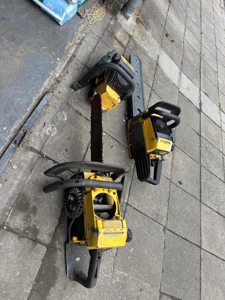 3 tronçonneuse, Bricolage & Construction, Enlèvement, Comme neuf