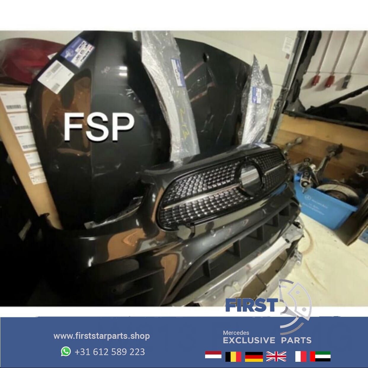 W213 S213 W238 FACELIFT 43 AMG VOORKOP Mercedes E Klasse 202, Utilisé, -, Avant, -