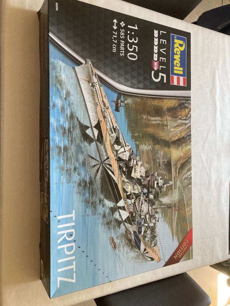 Revell 05096 modelbouwpakket van het slagschip Tirpitz, Hobby & Loisirs créatifs, Enlèvement, Neuf, 1:50 à 1:200, Revell