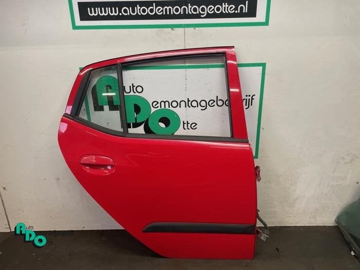 Portière 4portes arrière droite d'un Hyundai I10 (I10 08-), -, 3 mois de garantie, Utilisé, Porte