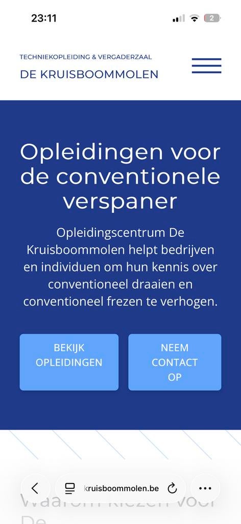 Opleiding conventioneel draaien en frezen, Ophalen