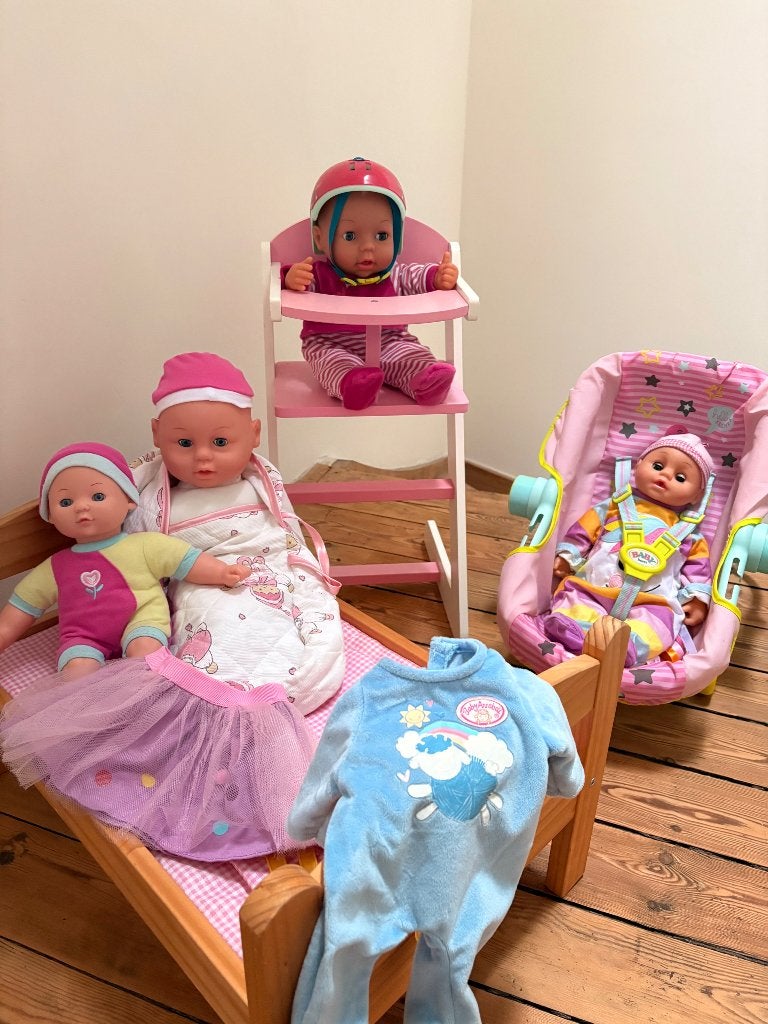 Poppen uitzet, Kinderen en Baby's, Ophalen, Gebruikt, Babypop