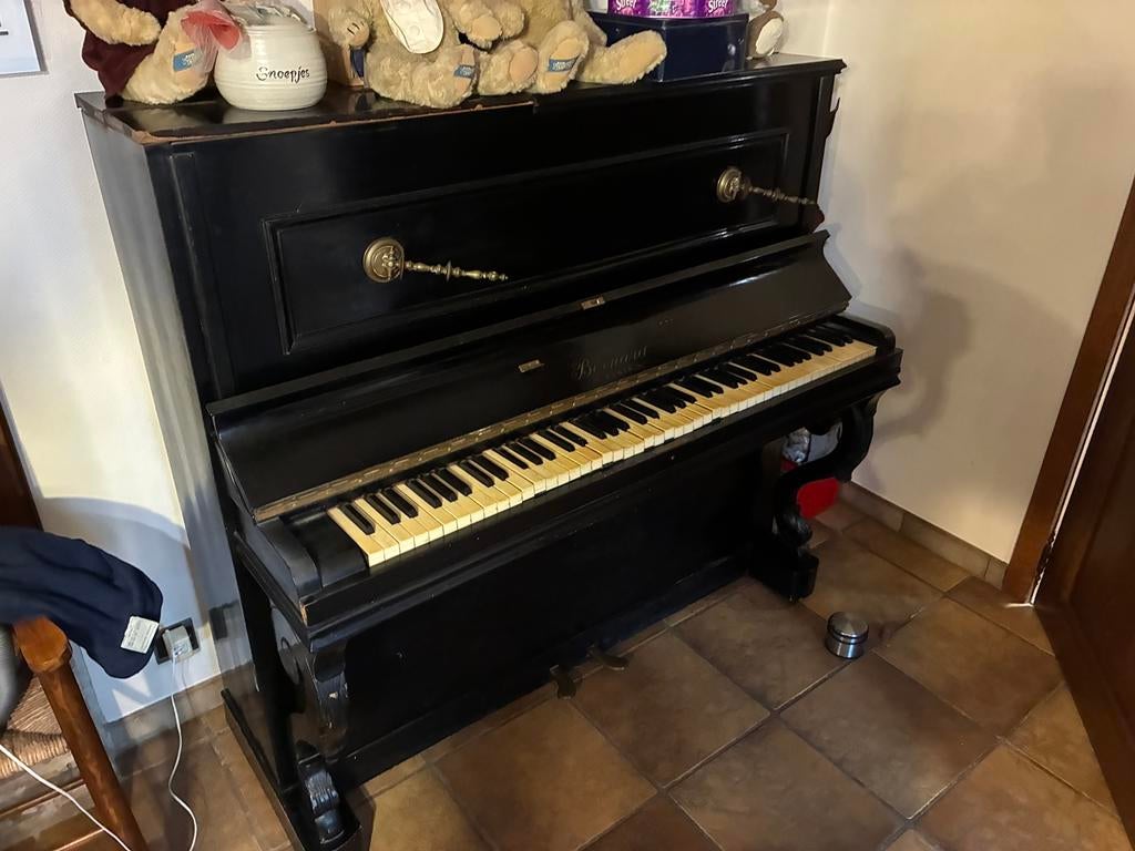 Oude piano, Enlèvement, Utilisé, Noir, Piano