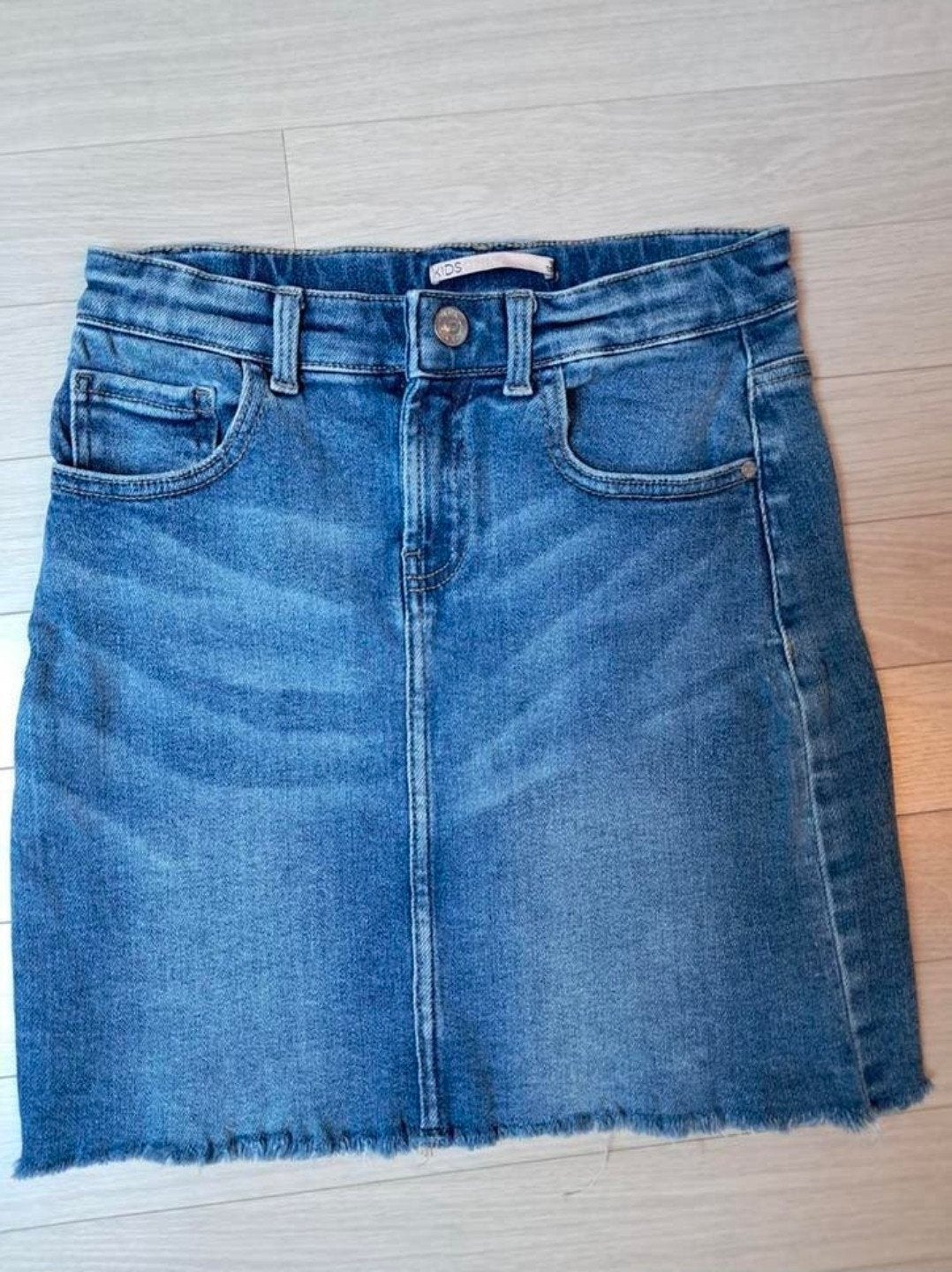 Jupe en jean bleue - 12 ans - bon état, Enlèvement ou Envoi, Bleu