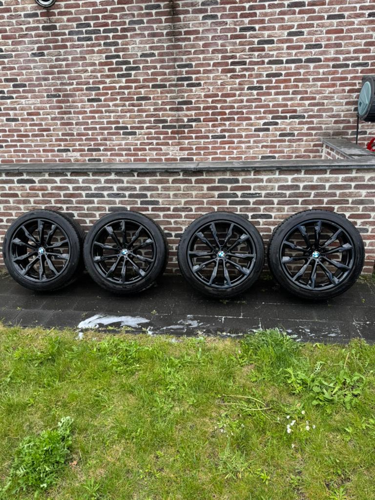 20 inch originele BMW X3 X4 velgen met goede banden, Autos : Pièces & Accessoires, Pneus & Jantes, Pneu(s), 20 pouces, Enlèvement