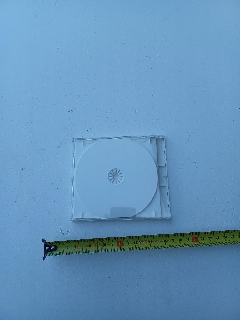Partij van 157 lege CD-doosjes (5mm) +  ongeschreven CD's, Enlèvement, Utilisé