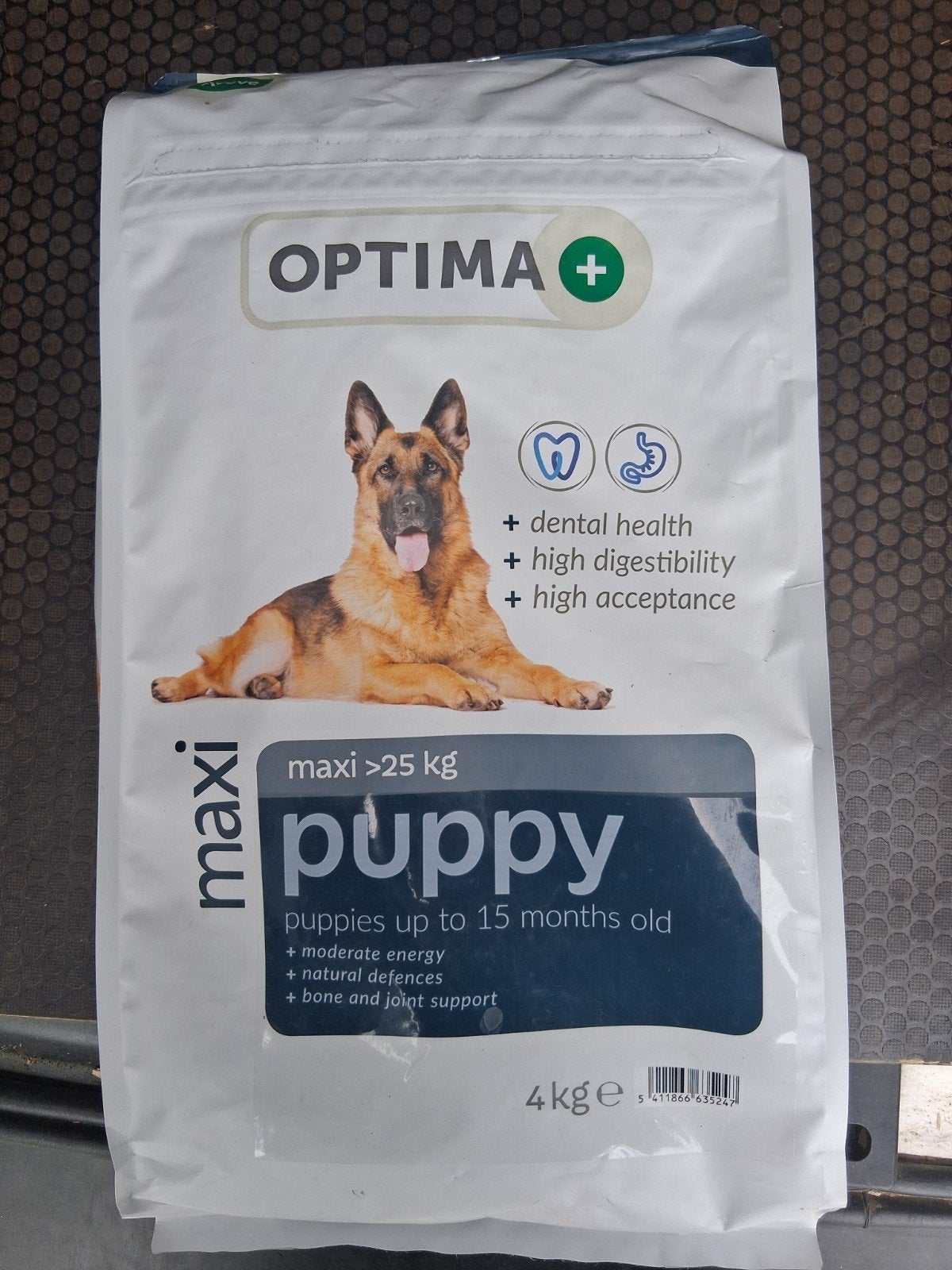 Optima+ puppy voeding 4KG (aveve), Dieren en Toebehoren, Ophalen of Verzenden, Hond