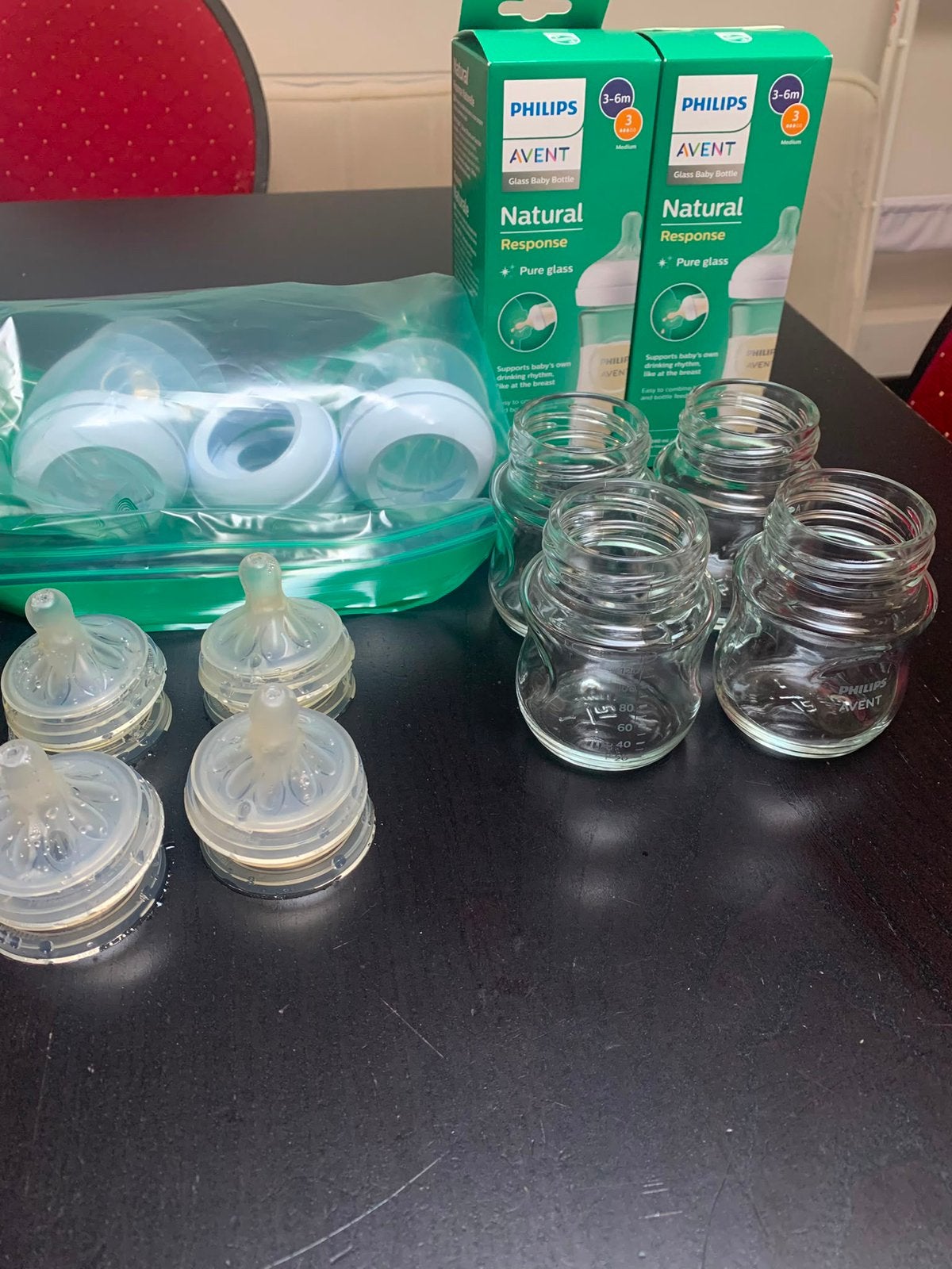 Glazen aventflessen, Ophalen, Nieuw, Babyfles, Philips Avent