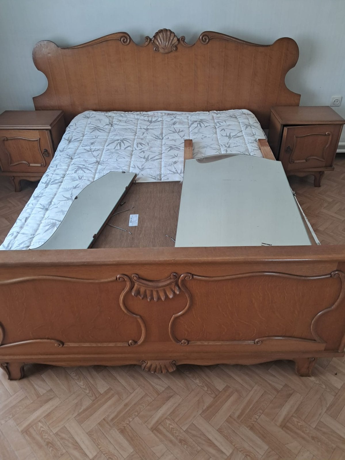 Vintage jaren 50 complete slaapkamer, Ophalen, Gebruikt, Jaren 50 art deco