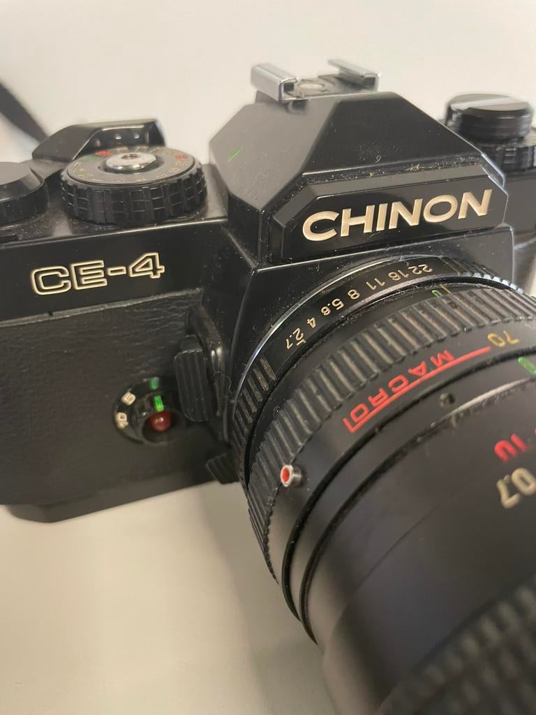 Ancien appareil photo CHINON C-E4, rangement, accessoires, Ophalen, Zo goed als nieuw
