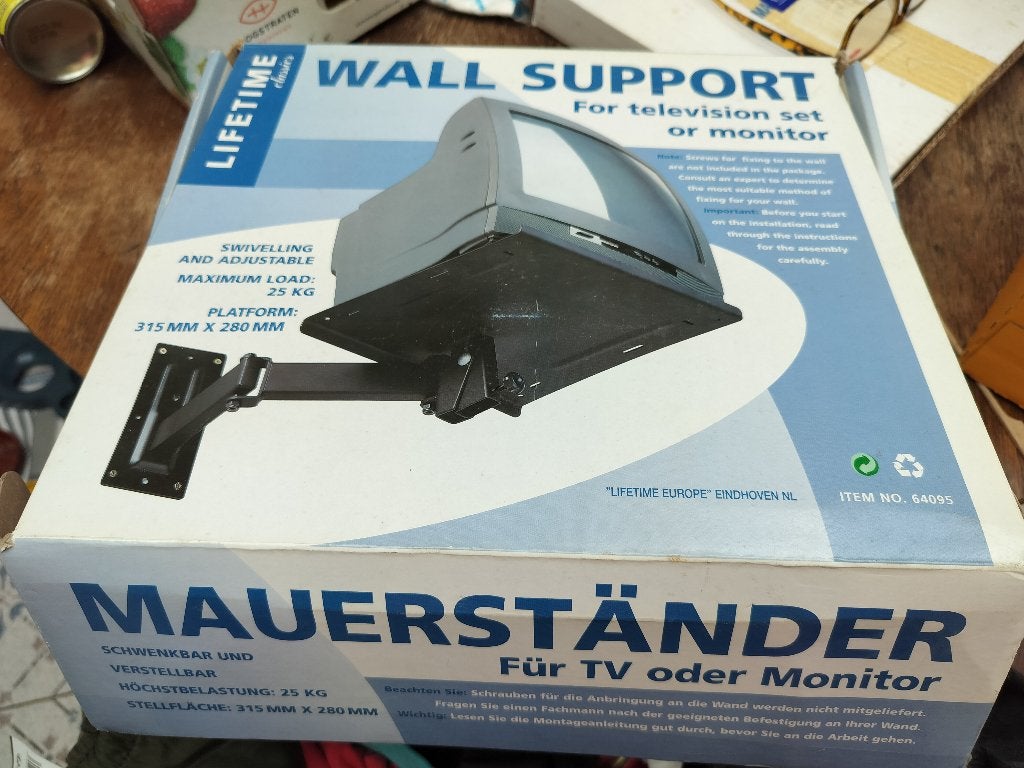 Support mural soit pour Télévision ou pour Monitor, Enlèvement ou Envoi, Neuf