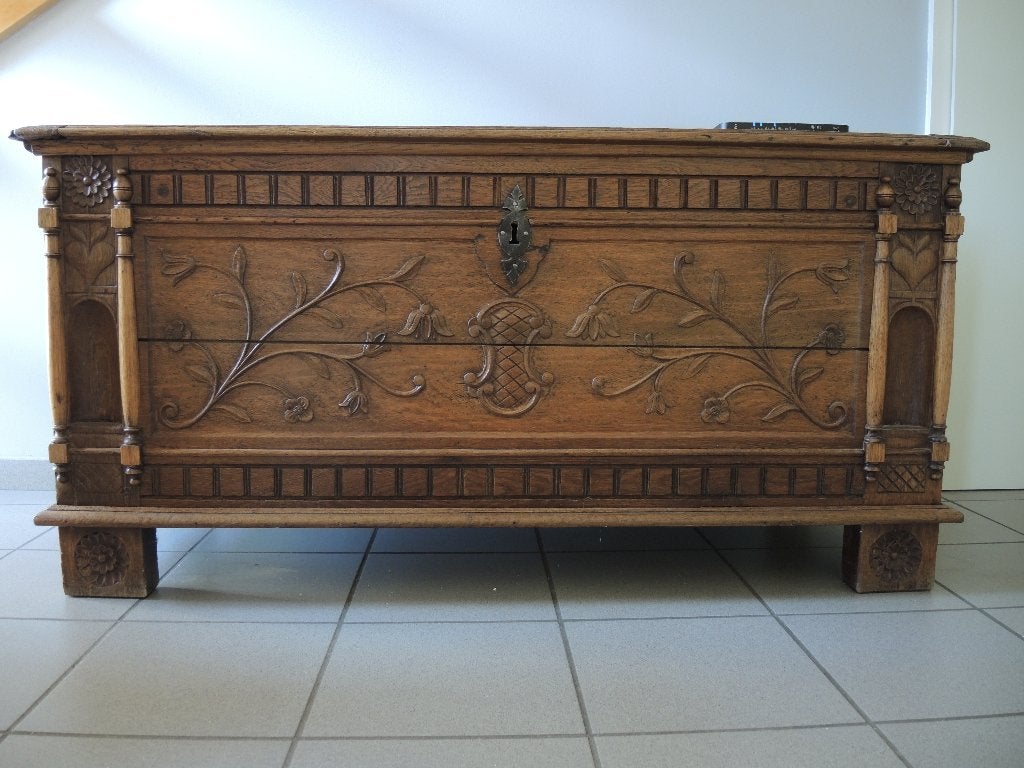 Oude kist, Ophalen, 50 – 75, Gebruikt, 100 tot 150 cm