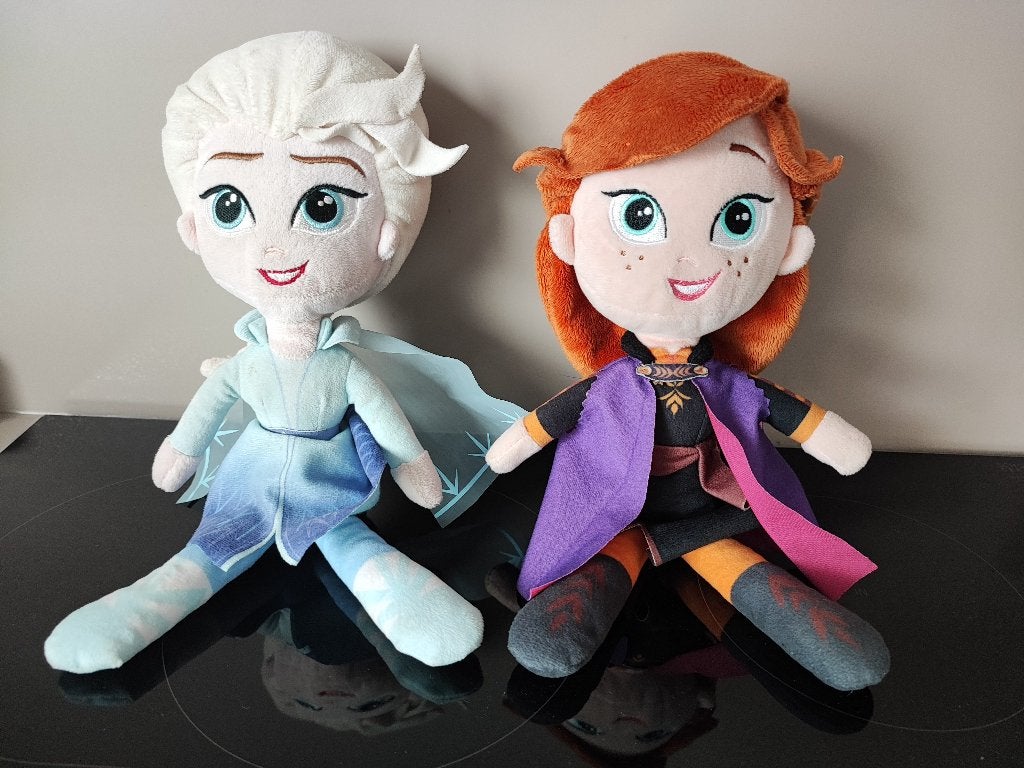 *72(29) Disney Simbatoy “ Anna+Elza “ AAN ELK ERNSTIG BOD, Kinderen en Baby's, Speelgoed | Knuffels en Pluche, Ophalen, Disney