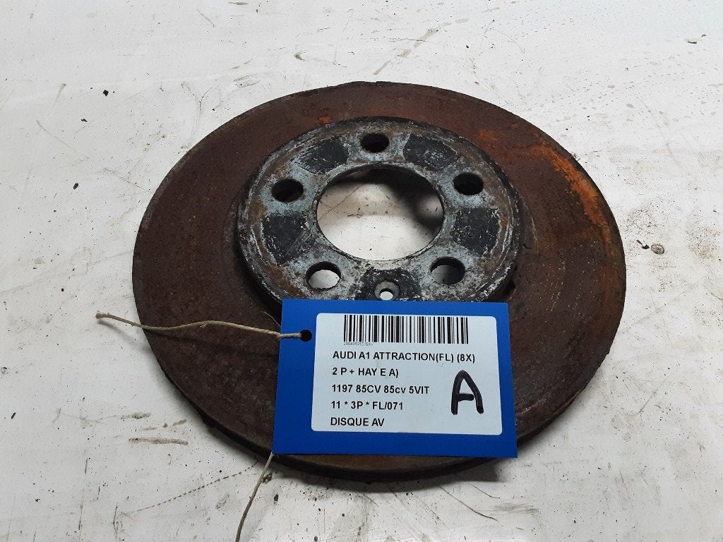 FREIN DISQUE AVANT Audi A1 (8X1 / 8XK) (01-2010/10-2018), Mevr. I. Hauben, Audi, Utilisé, Rue de l'Espoir 34 34
4030  GRIVEGNÉE, BE