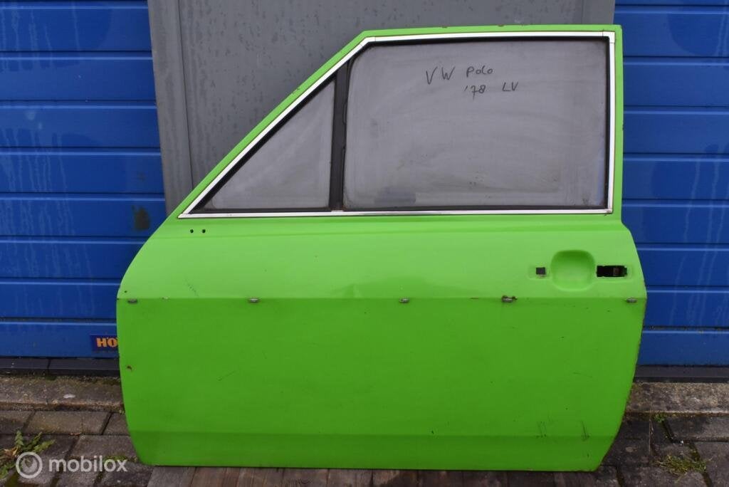 Hard portier linksvoor VW Polo mk1 Audi 50, Auto-onderdelen, Gebruikt, Voor, Ophalen of Verzenden, Volkswagen