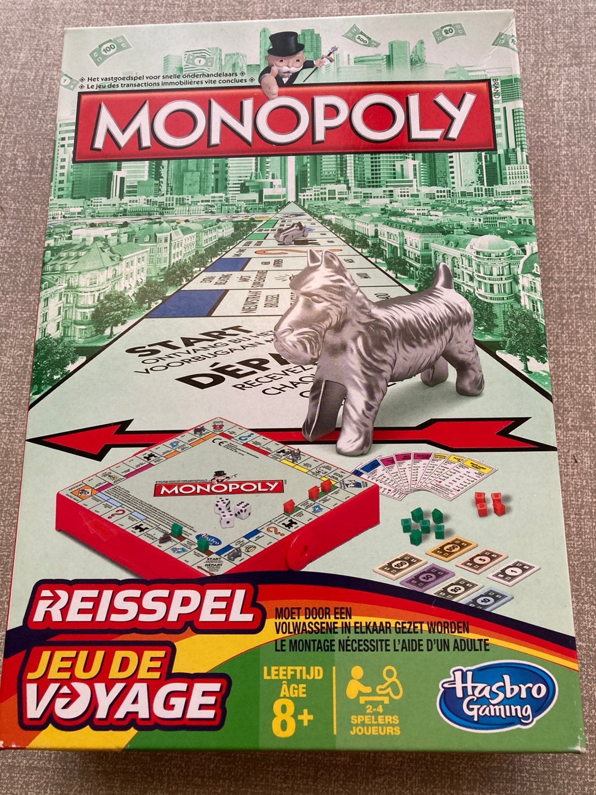 Monopoly voor op reis, Ophalen, Zo goed als nieuw